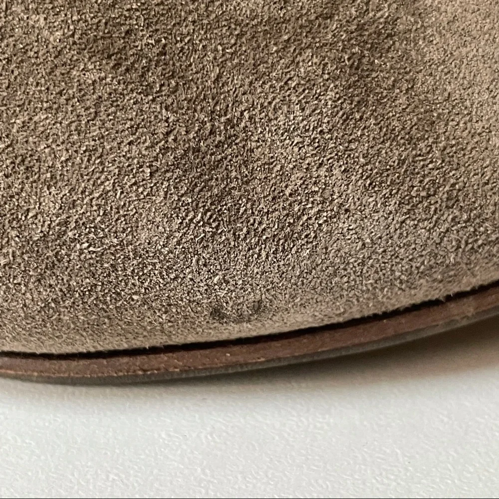 Belle by Sigerson Morrison Laica Gray Suede  Faux Fur Lined Booties size 7.5B - Picture 12 of 16